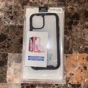 12 mini phone case with built in screen protector ✅✅✅🔥🔥